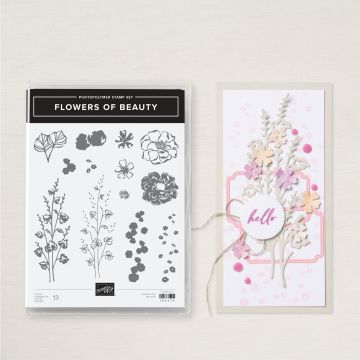 FLOWERS OF BEAUTY PHOTOPOLYMER STAMP SET