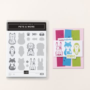 PETS & MORE PHOTOPOLYMER STAMP SET