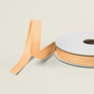 PEACH PIE 3/8" (1 CM) BORDERED RIBBON