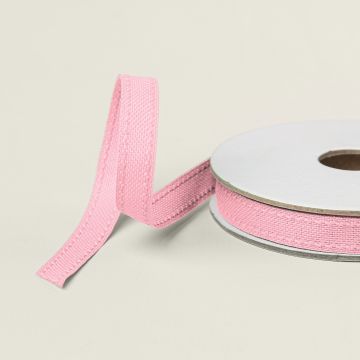 PRETTY IN PINK 3/8" (1 CM) BORDERED RIBBON