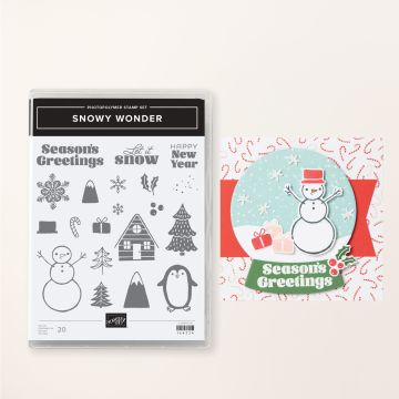SNOWY WONDER PHOTOPOLYMER STAMP SET (ENGLISH)