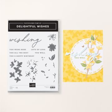 DELIGHTFUL WISHES PHOTOPOLYMER STAMP SET (ENGLISH)