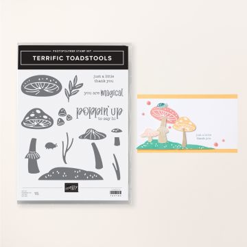 TERRIFIC TOADSTOOLS PHOTOPOLYMER STAMP SET (ENGLISH)