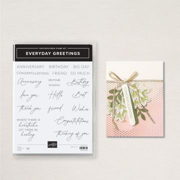 EVERYDAY GREETINGS PHOTOPOLYMER STAMP SET (ENGLISH)