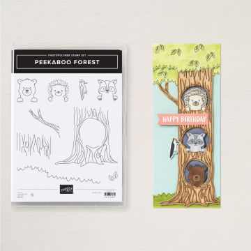 PEEKABOO FOREST PHOTOPOLYMER STAMP SET