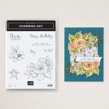 CHARMING DAY CLING STAMP SET (ENGLISH)