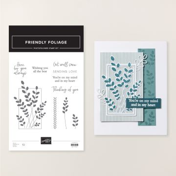 FRIENDLY FOLIAGE PHOTOPOLYMER STAMP SET (ENGLISH)