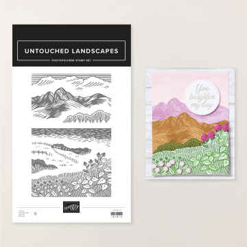 UNTOUCHED LANDSCAPES PHOTOPOLYMER STAMP SET