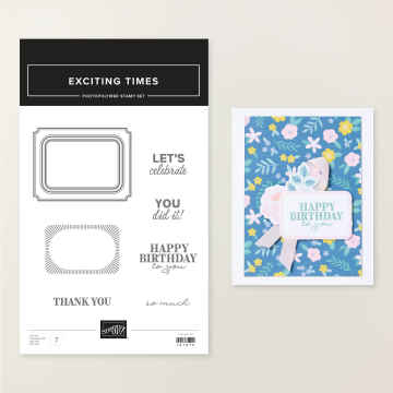 EXCITING TIMES PHOTOPOLYMER STAMP SET (ENGLISH)