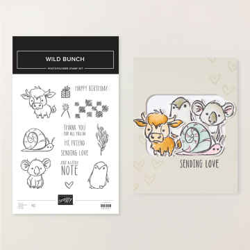 WILD BUNCH PHOTOPOLYMER STAMP SET (ENGLISH)