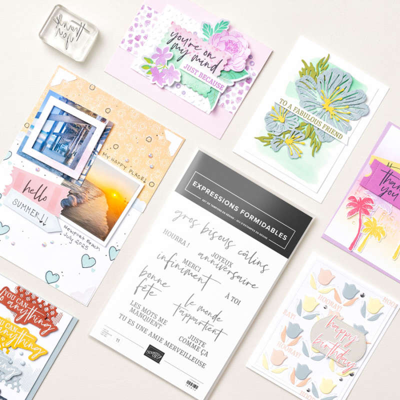 EXPRESSIONS FORMIDABLES PHOTOPOLYMER STAMP SET (FRENCH)