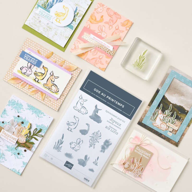 SET DE TAMPONS EN RÉSINE ODE AU PRINTEMPS (FRANÇAIS)