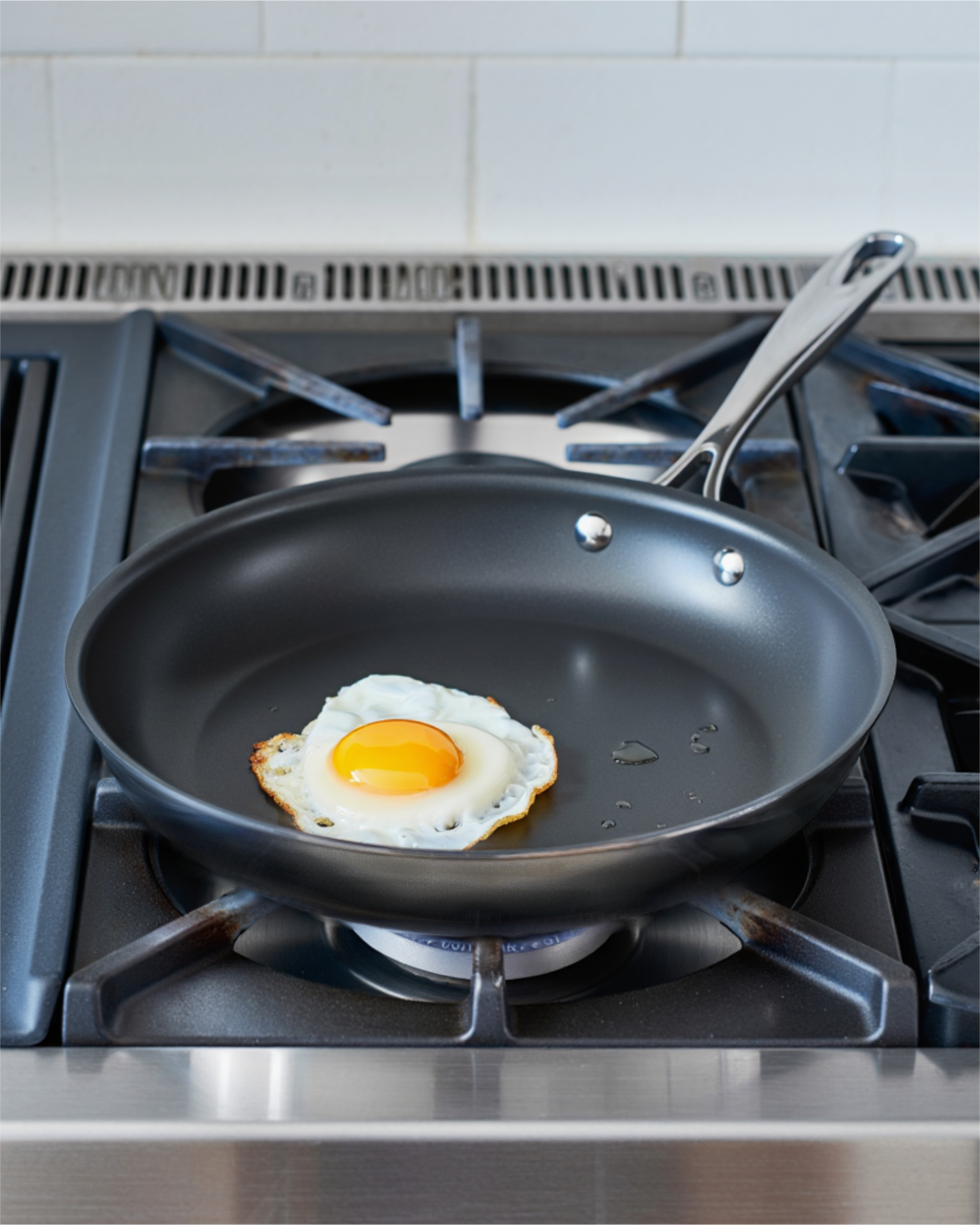 Kairon Carbon Glide on a stove
