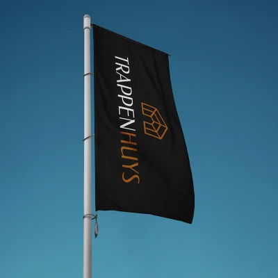 Banier vlag met logo Trappenhuys