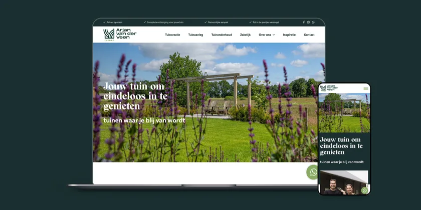Webdesign Arjan van der Veen