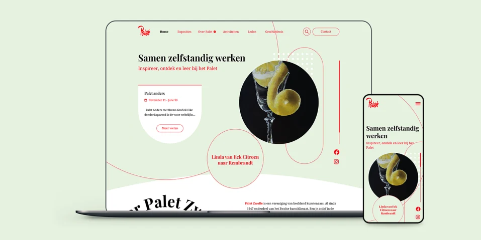 Webdesign Palet Zwolle