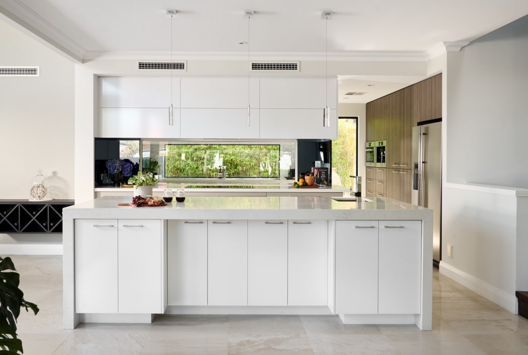 Stannard display homes - Aria - Kitchen with an island.