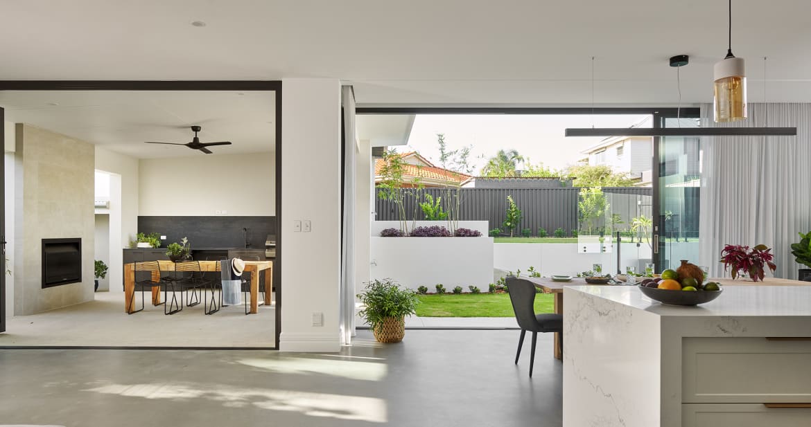 Stannard past projects archive - Cottesloe home - Dining & Kitchen zone.