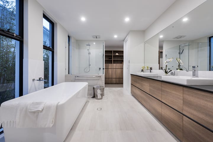 Elegant Bathroom by Stannard Home