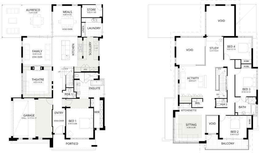 Floorplan for Aria