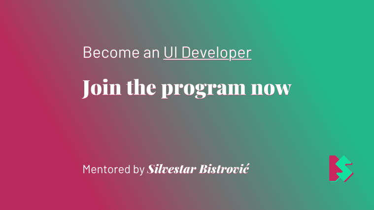 Join the UI mentoring program.