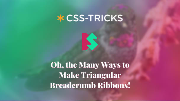 Oh, the Many Ways to Make Triangular Breadcrumb Ribbons!
