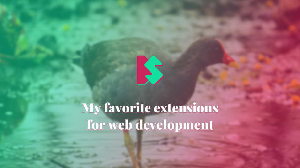 My favorite extensions for web development