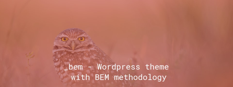 _bem - Wordpress theme with BEM methodology