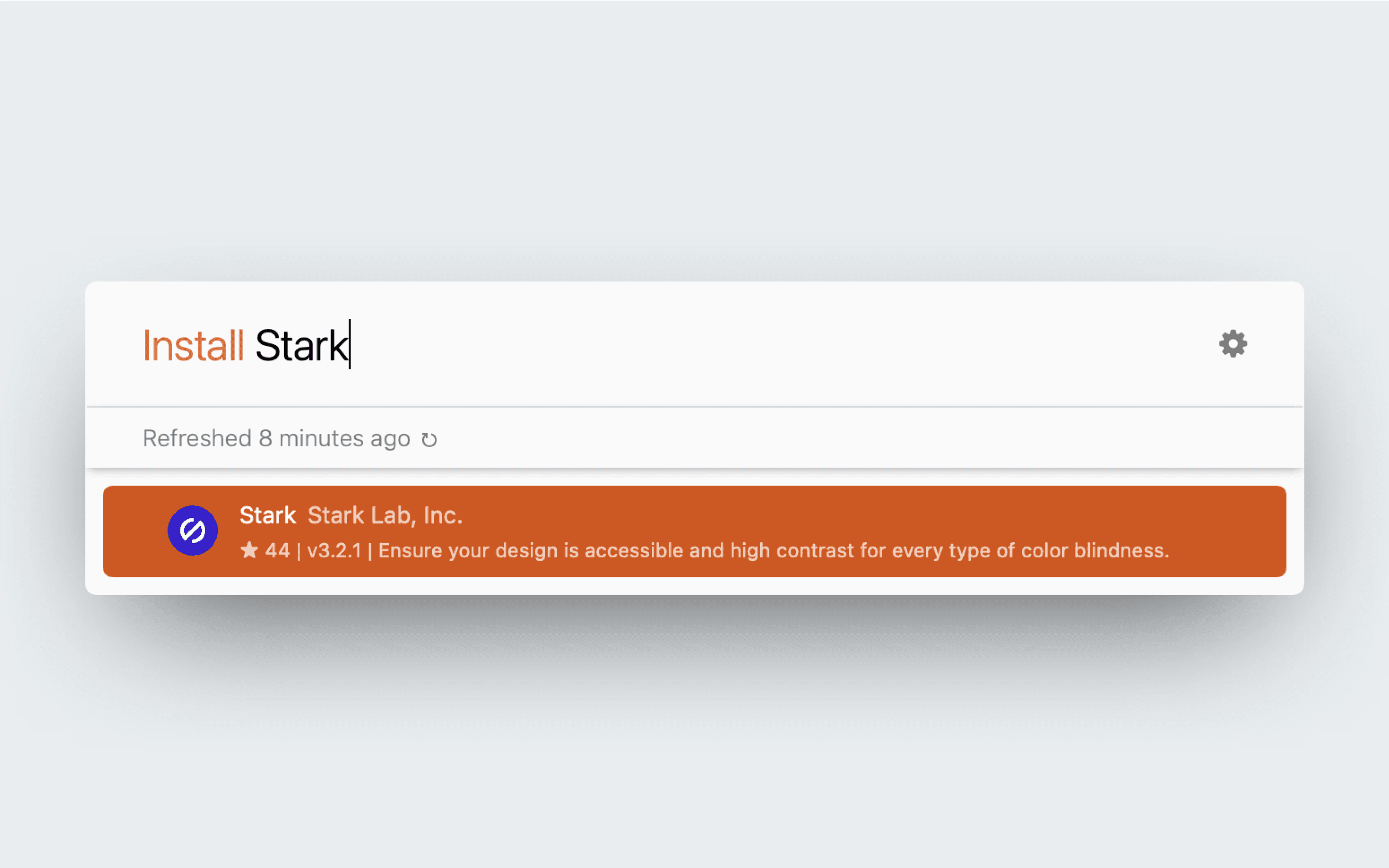 Installing Stark using Sketch Runner.