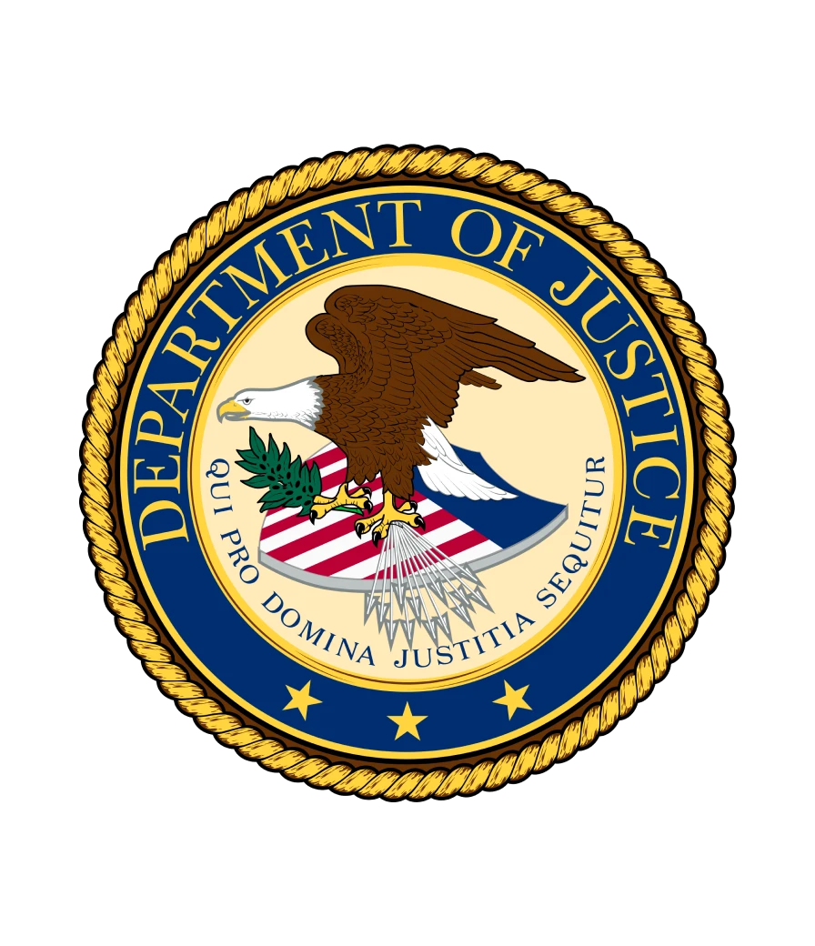 The Department of Justice logo