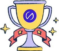 Trophy with the Stark logo illustration for Stark award