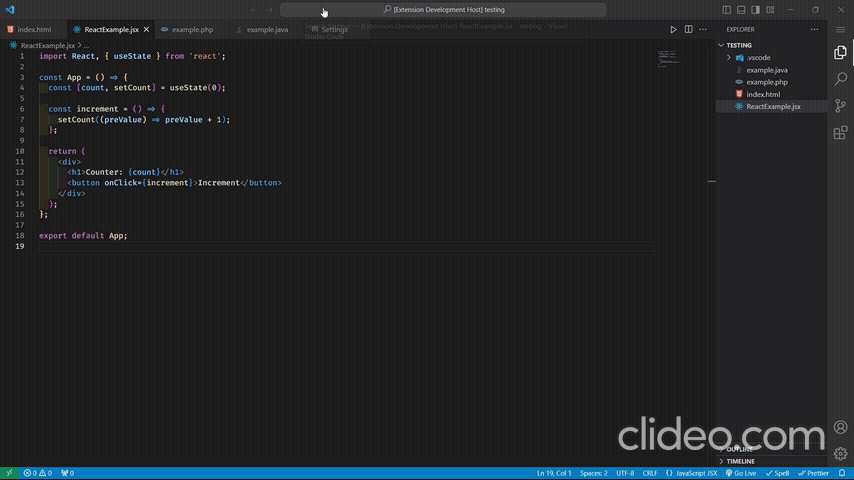 how to comment in visual studio code