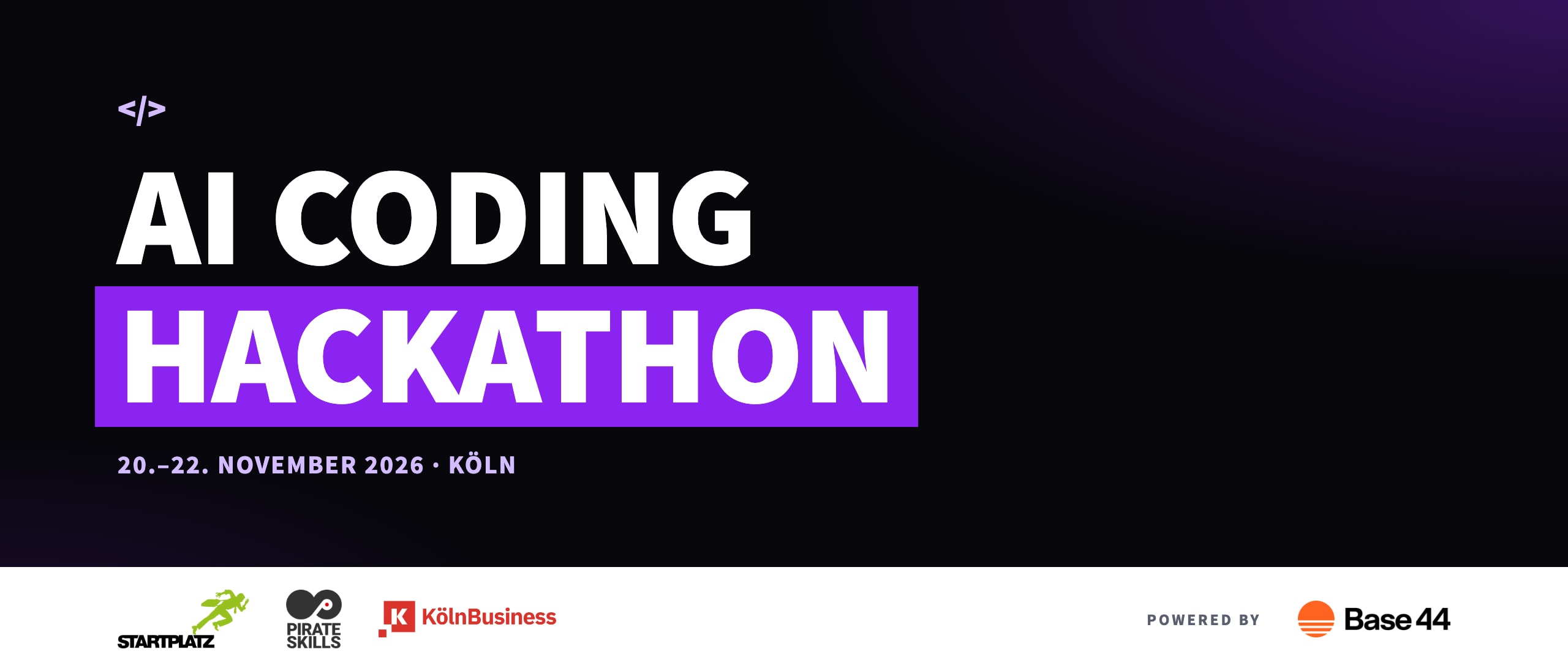 AI Coding Hackathon November 2026 Köln