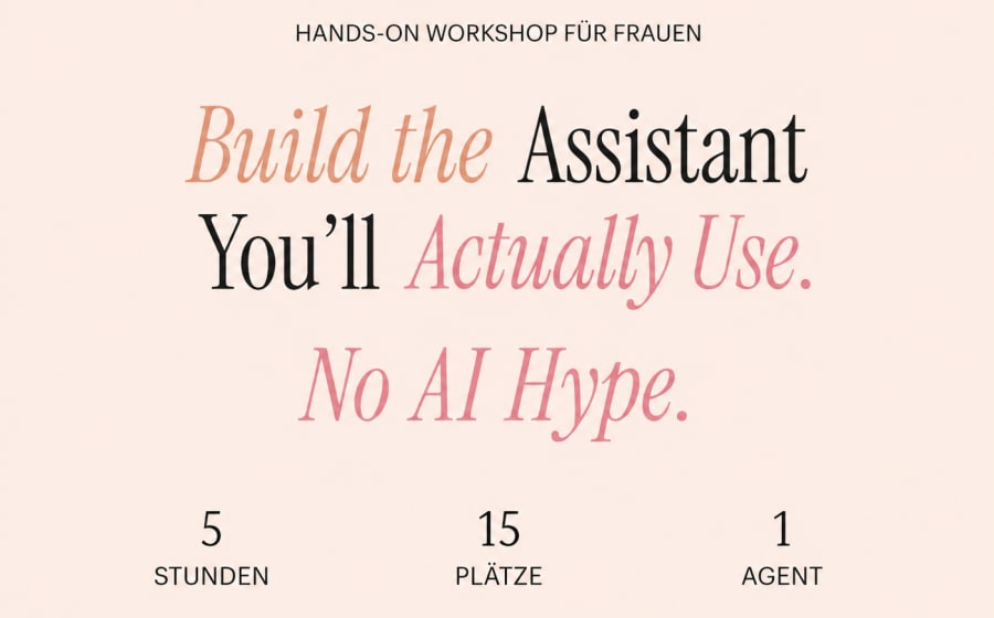 No AI Hype Workshop