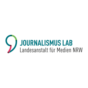 Logo JOURNALISMUS LAB - Landesanstalt für Medien NRW