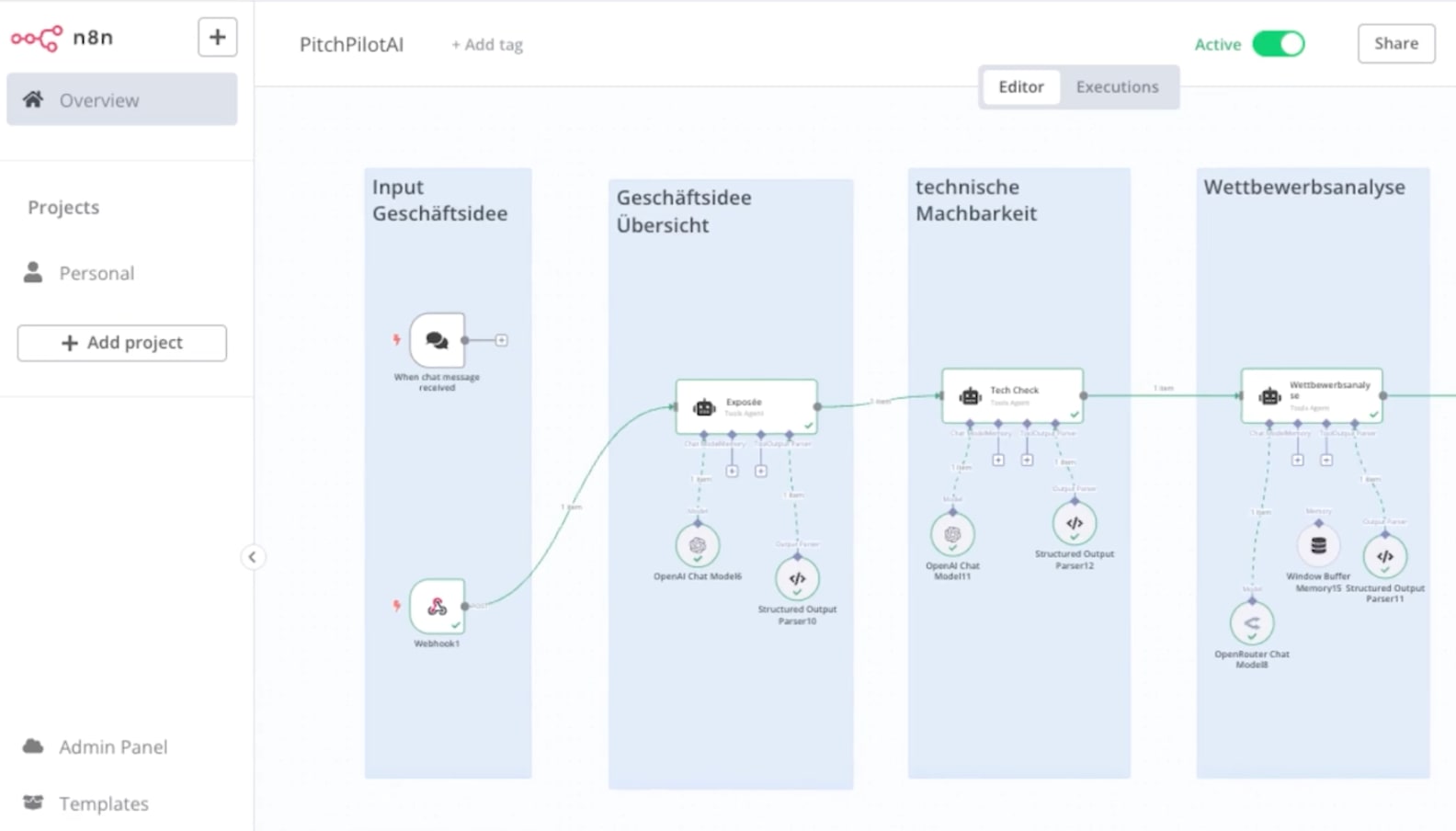 n8n Workflow Demo für Einsteiger