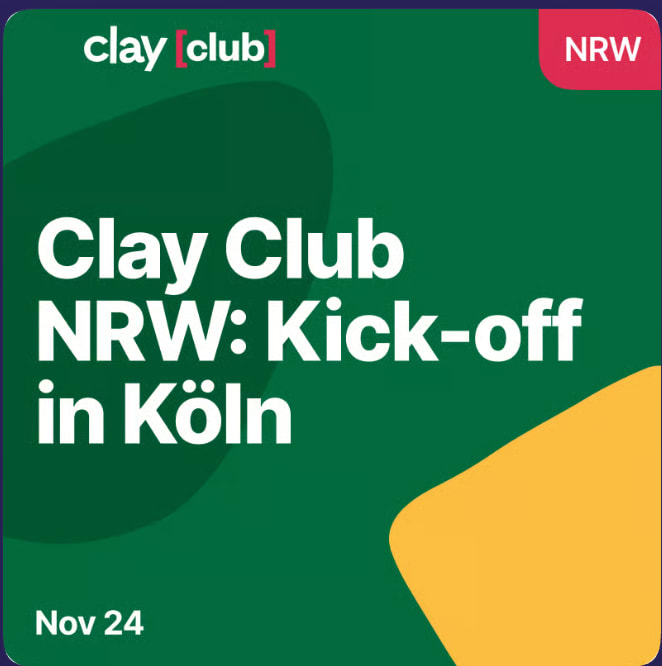 Clay Club NRW: Kickoff in Köln