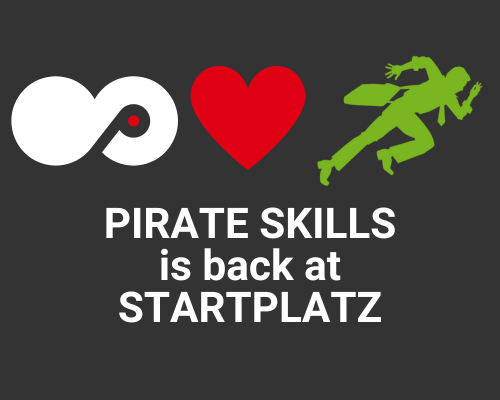 Pirate Skills is back at Startplatz - Cologne's Growth Marketing Community finally meets again ... OFFLINE