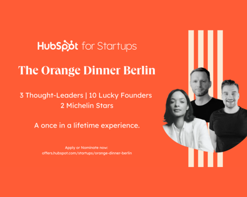 The Orange Dinner Berlin by Hubspot for Startups