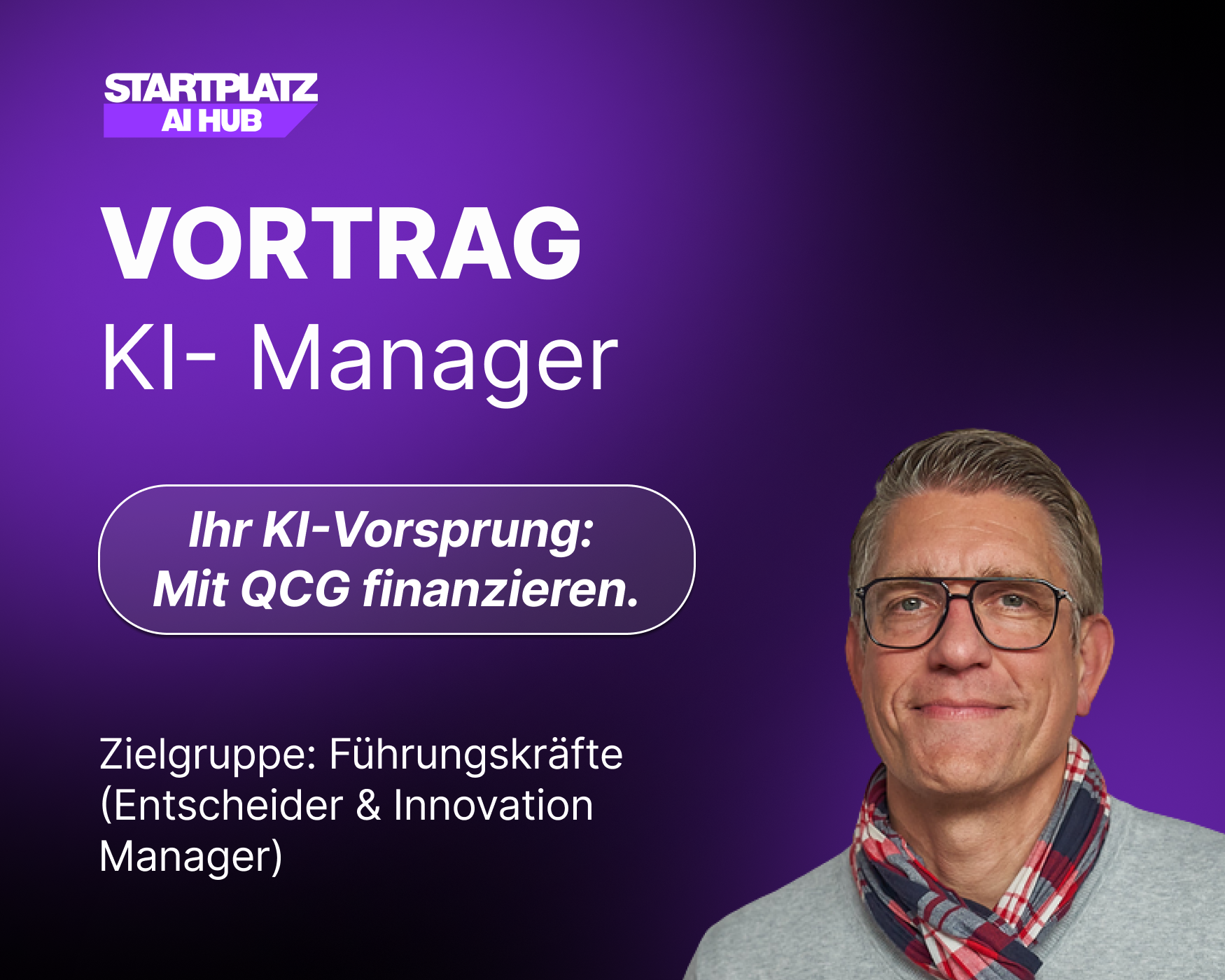 Infoveranstaltung: Teilzeit-Weiterbildung zum KI-Manager (QCG)