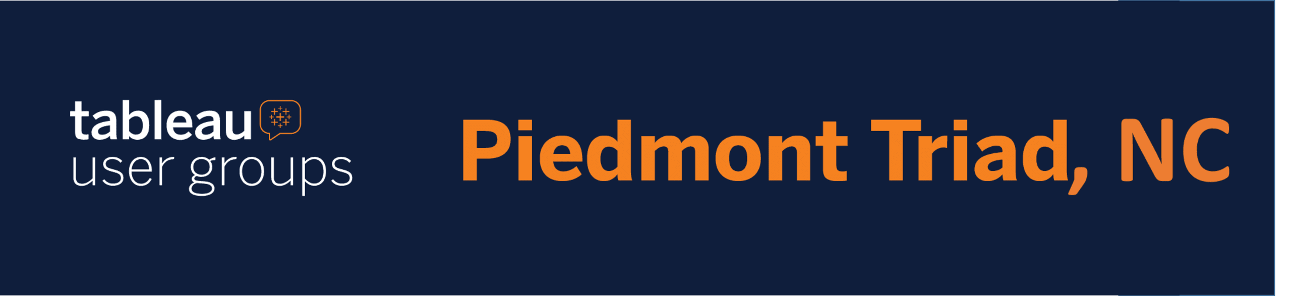 Tableau Piedmont Triad, NC (Greensboro) Tableau User Group