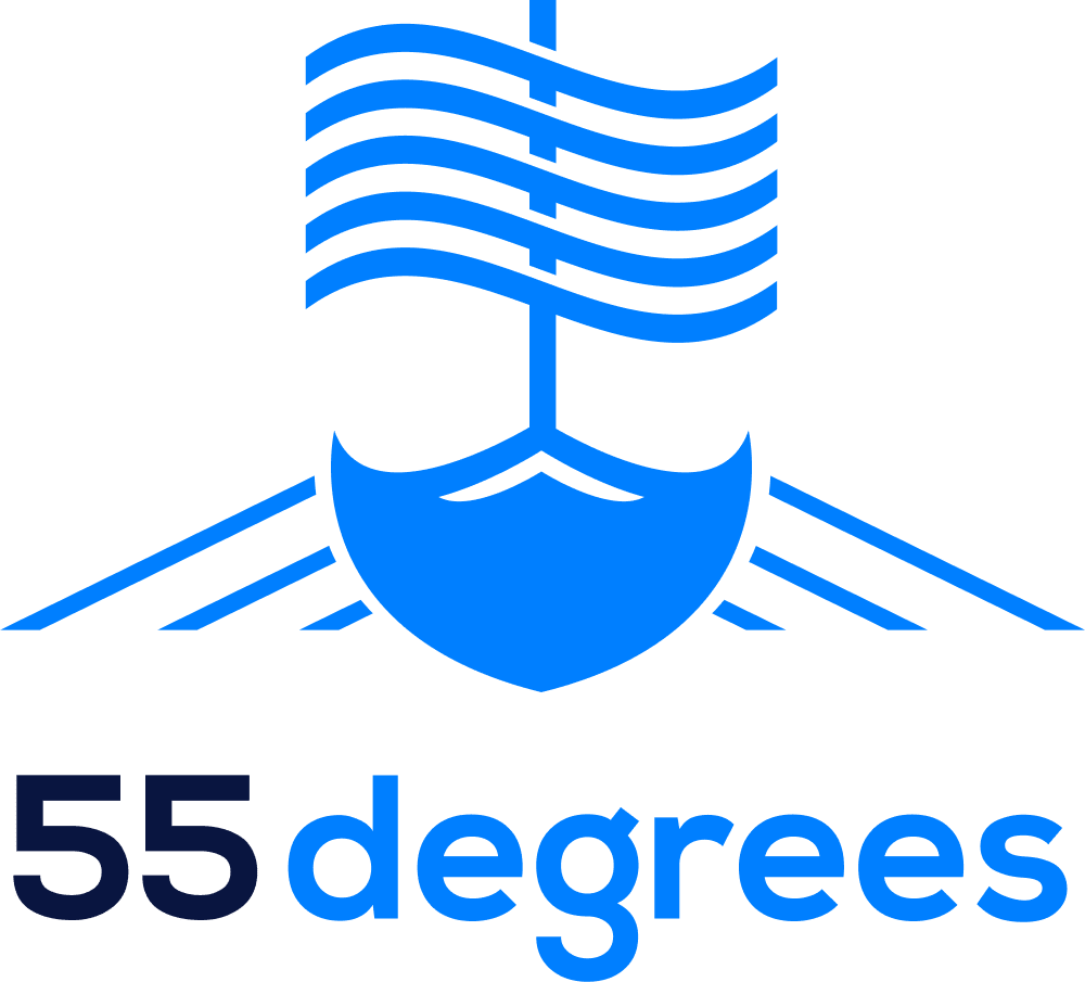 55 Degrees logo