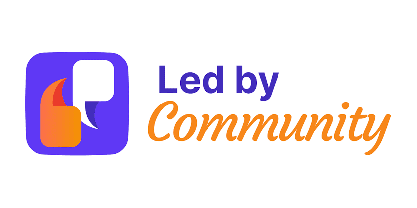 Led by Community logo
