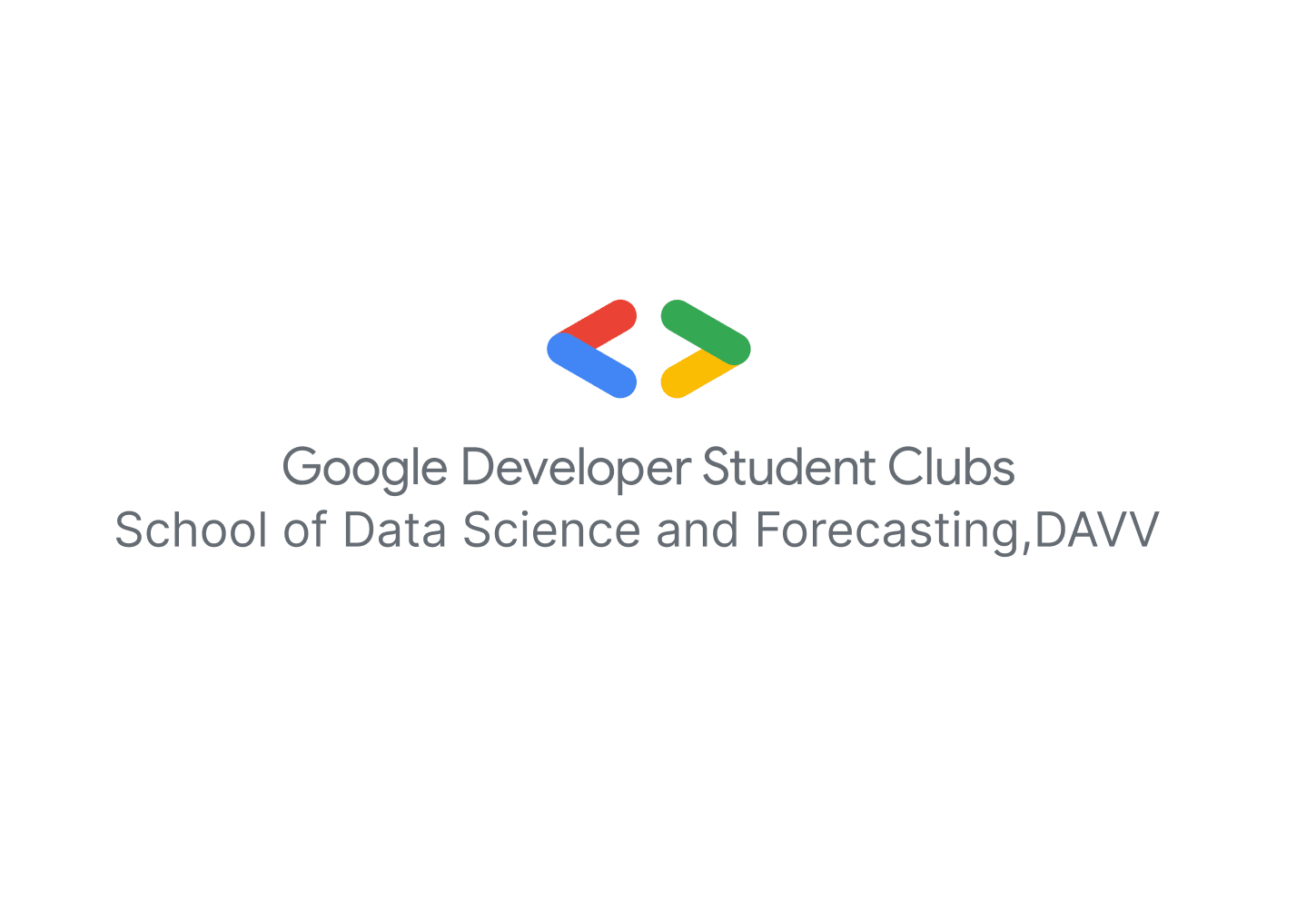 GDSC - school-of-data-science-and-forecasting-indore (DAVV - IET) logo