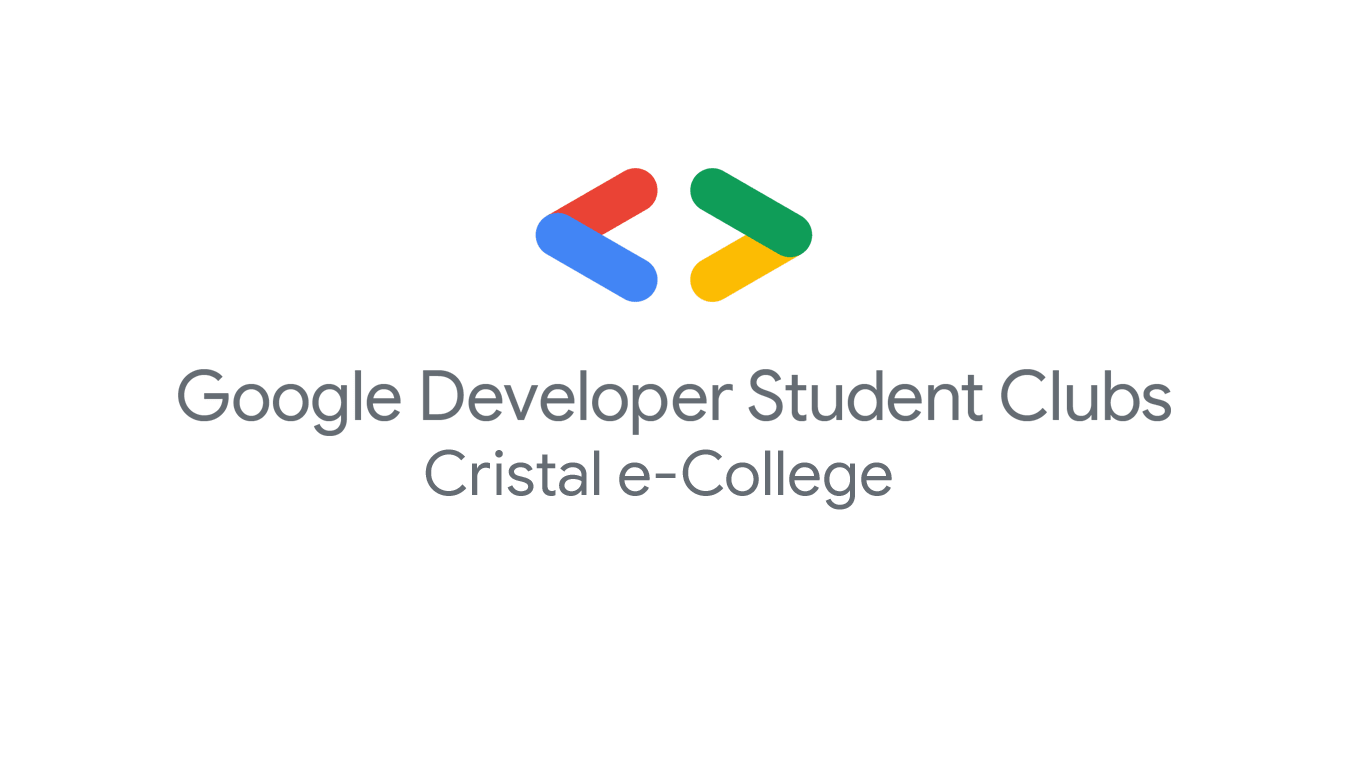 Google Developer Student Clubs Cristal e-College logo