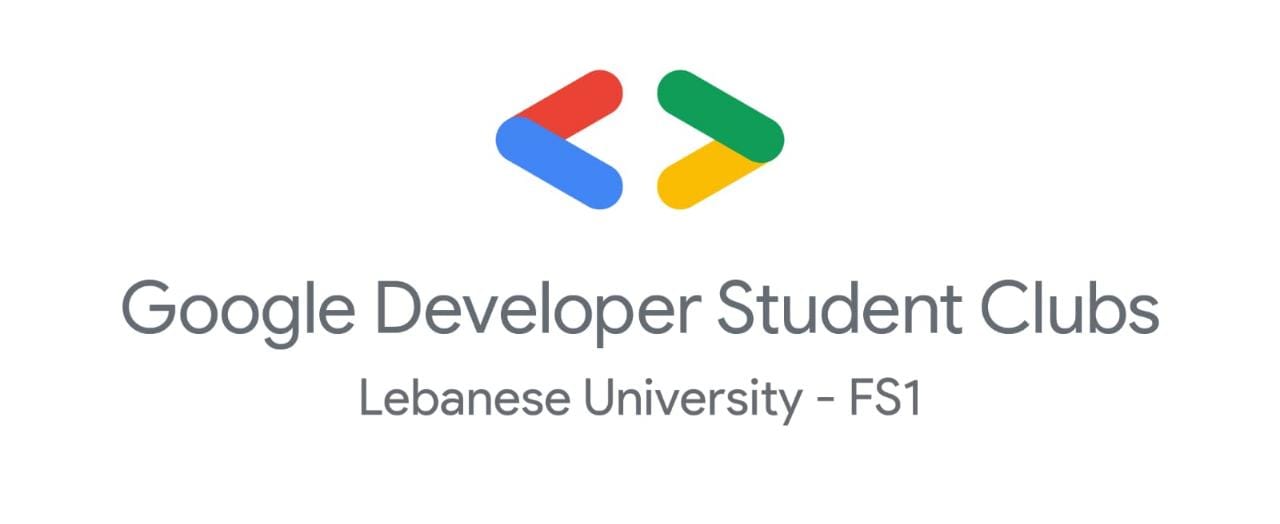 Google Developer Student Club Lebanese University FS1 logo