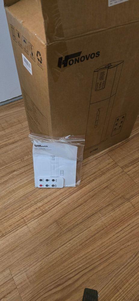 Sent with remote and instructions