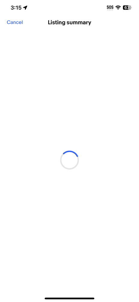 When I click Revise or Seller Similar Item it does this first.