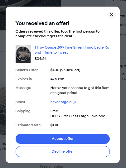 Offer - automated for looking