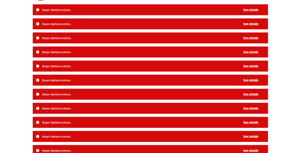 amount of returns